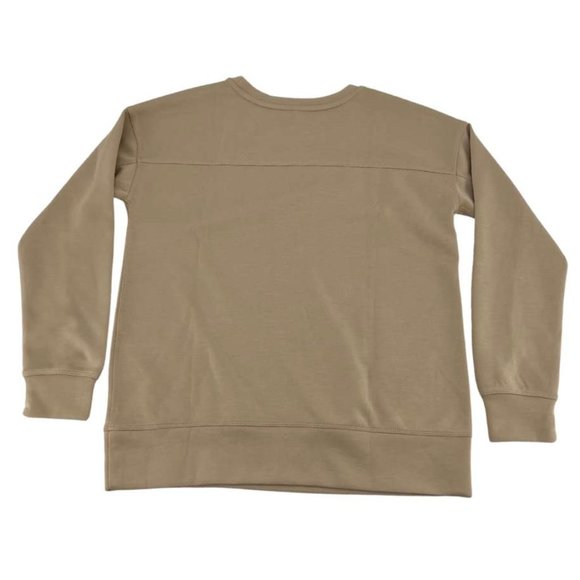 Mondetta | Women's Crew Neck Sweatshirt | Tan | Various Sizes - Picture 2 of 2